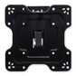 Extendable full motion TV wall mount bracket in black steel finish