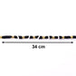 Black thread rakhi with detailed white pearl beads
