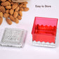 Decorative Ruby dry fruit storage container with an attractive design, enhancing kitchen decor.