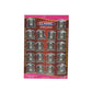 A stack of 18 self-adhesive stainless steel wall hooks.