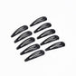 Set of 10 metal hair clips with secure snap-lock design