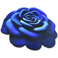 Floral contour of luxury rose shaped floor mat with plush velvet fabric