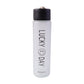 Portable glass water bottle ideal for travel and office