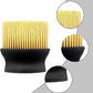 Soft bristled brush effectively cleaning dust from a computer keyboard, highlighting its gentle and thorough action.