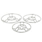 Minimalist design stainless steel heat-resistant trivets laid flat