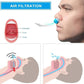 Portable Anti-Snoring Nose Clip, shown ready for use to improve breathing.