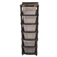 Clean layer modular organizer featuring transparent plastic drawers