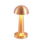 Compact LED touch lamp ideal for bedroom or office desk lighting
