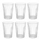 Traditional Indian style unbreakable plastic tea glass set