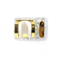 Durable wall broom mop rack with roller clips for firm grip and organization