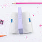 Side view of the double deck pencil case, ideal for school organization.