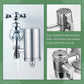 Close-up of the easy-to-use lever switch on the faucet water filter, allowing selection between filtered and tap water.