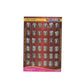 Packaging of the 36-piece set of self-adhesive stainless steel wall hooks from Indo Glow.