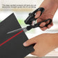 Close-up of Laser Guided Scissors demonstrating the accurate laser guide.