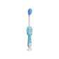 Close-up of kids' toothbrush head with soft bristles