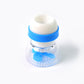 Compact ABS plastic kitchen faucet filter attachment for splash reduction