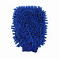 Multipurpose microfiber cleaning glove used for streak-free window cleaning.