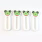 Self stick push pull helper pull knob mounted on wardrobe sliding door