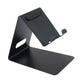 Stable phone holder with anti-slip silicone padding for desk use