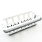 Dishcloth drying on the integrated bar of the versatile kitchen sink organizer.