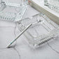 Another angle of the crystal ashtray, emphasizing its quality craftsmanship.