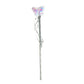 Child modeling the playful multi-color butterfly wings and a star wand.