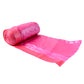 Close-up of tear-resistant material used in heavy duty garbage bags roll