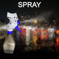 Side view of the multipurpose spray type glass cleaner brush.