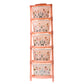 Plastic storage organizer drawer with smooth glossy finish and durable build