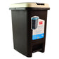 Push N Pedal Plastic Dustbin placed in kitchen corner for easy waste management
