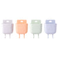 Space saving plastic wall phone stand with storage pocket and hooks