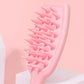 Soft bristle scalp massager designed for gentle cleansing