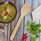 Sturdy birchwood wooden tea spoon ideal for hot and cold beverages