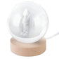 The Moon Crystal Ball Lamp shown in a living room setting, highlighting its elegant home decoration appeal.