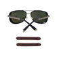 Glasses cleaning cloth and case included in sunglasses protection kit