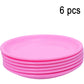 Stack of round mini soup plates showcasing their compact size.