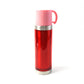 Close-up of sturdy stainless steel base ring on insulated travel mug