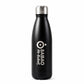 Stylish stainless steel water bottle with sleek design