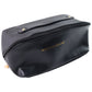 Multi-use black vanity organizer pouch ideal for cosmetics and toiletries