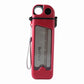 Travel water bottle 500ml with flip-top one-touch drinking spout