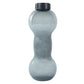 The FitFuzion dumbbell water bottle on a table, ready for your next gym session or daily hydration.