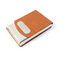 Business card box with refined leather cover for professional use