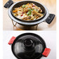 Anti-slip silicone handle grip sleeve for kitchen pots and pans