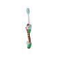 Kids toothbrush showing soft bristles and ergonomic grip for comfort