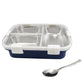 Close-up of the durable stainless steel and BPA-free food-grade PP materials.