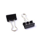 Compact 19mm metal binder clips for paper and file organization
