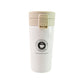 Stainless steel coffee bottle with spill-proof flip lock lid and matte finish
