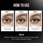 Durable and quick-dry liquid eyeliner with bold matte finish
