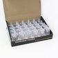 Set of 24 battery operated smokeless LED flameless decorative candles for home and events