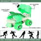 Back view of the Play & Move kids roller skates, showing heel support.
